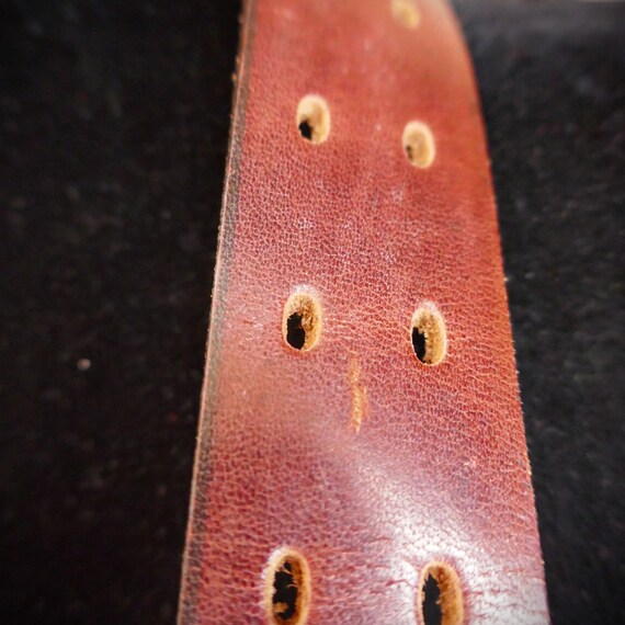 Chestnut Brown Cowhide Belt - image 6