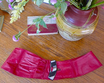 80s Soft Leather Hip Belt