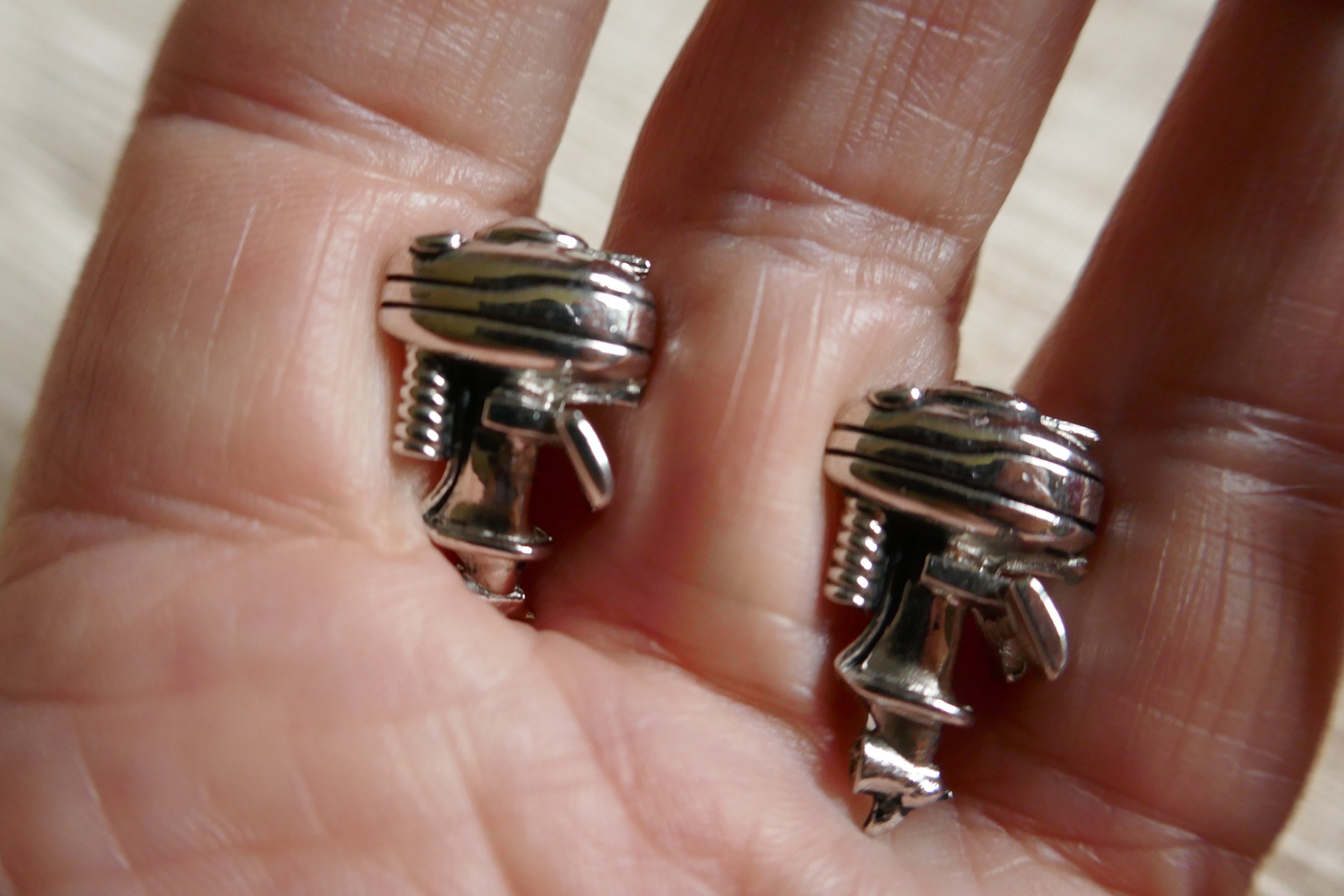 Stenströms Three Crown Cufflink Navy/Gold at