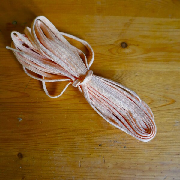 Peach Corset Laces