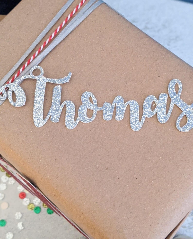 Personalised Gift Name Tags Handmade Etsy