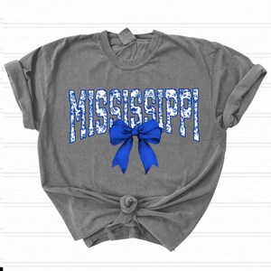 Mississippi Floral Comfort Colors Tank Top: Southern Style