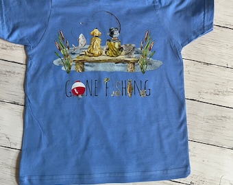 Kids fishing shirt