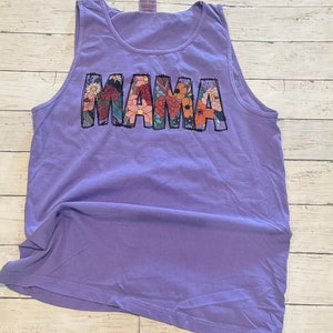 Comfortabele mama-tanktop met bloemenprint