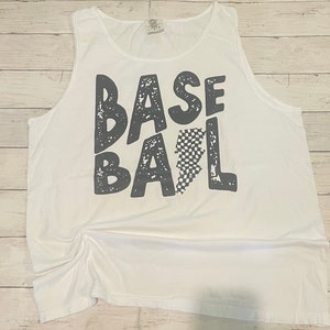 Baseball comfort colors tank