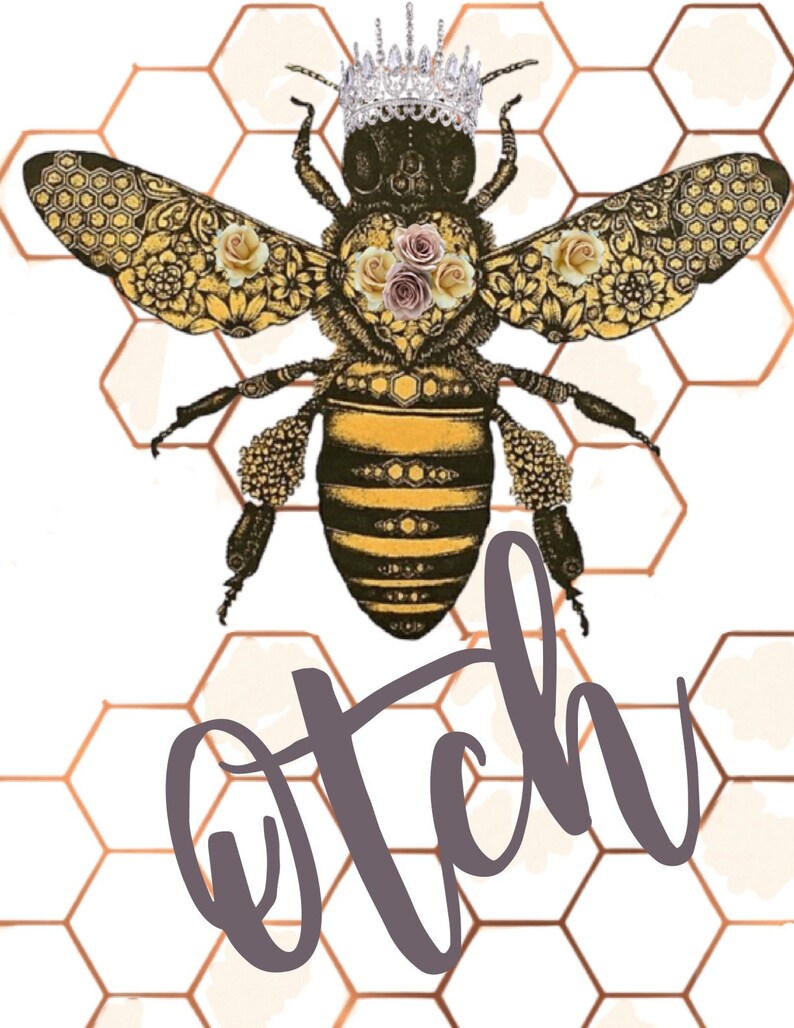 Bee otch ' PNG descargar, descarga digital, descarga instantánea ...