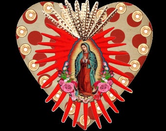 Virgin Mary , heart, marquee,PNG download, digital download, Instant Download, sublimation PNG, tshirt, religious,png