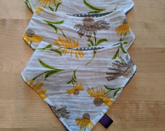 sunflower bibs