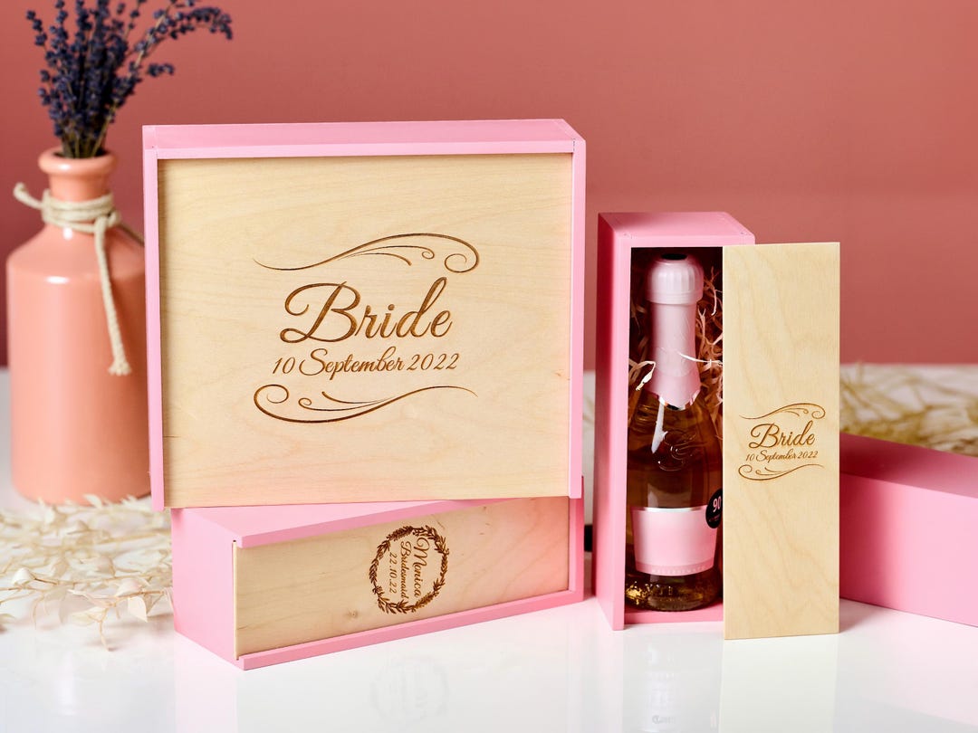 Personalized Bridesmaid Proposal Wooden Gift Box - Etsy