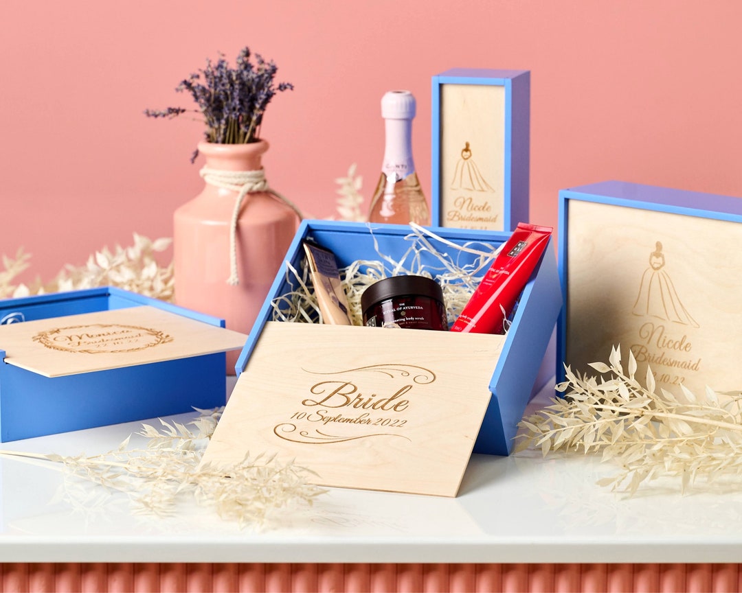 Bridesmaid Wooden Gift Box, Will You Be My Bridesmaid, Bridesmaids ...