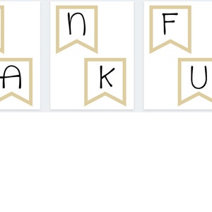 Thankful Banner Printable - Etsy