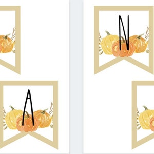 Thankful Banner Printable - Etsy