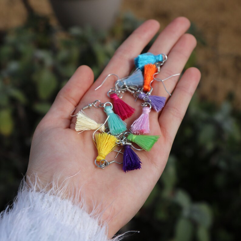 Colorful Tassel Earrings