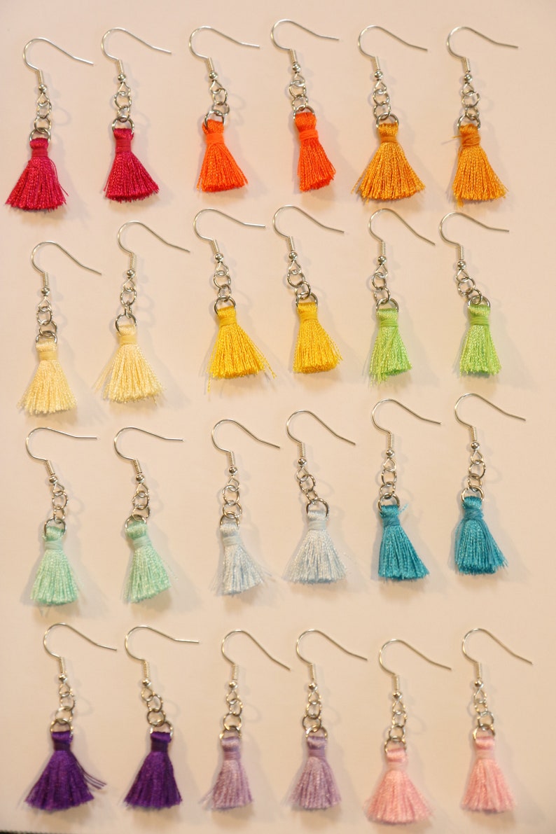 Colorful Tassel Earrings