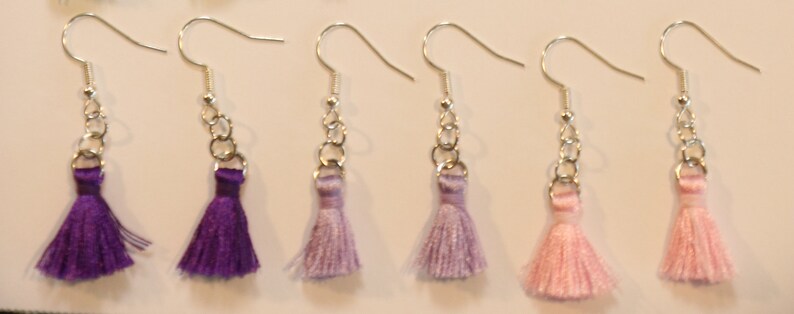 Colorful Tassel Earrings