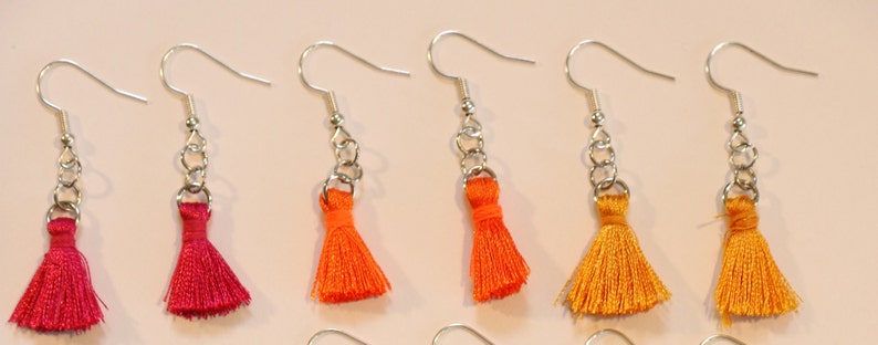 Colorful Tassel Earrings
