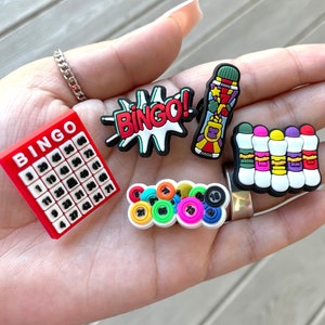 Bingo croc charms | gaming croc charms | money croc charms