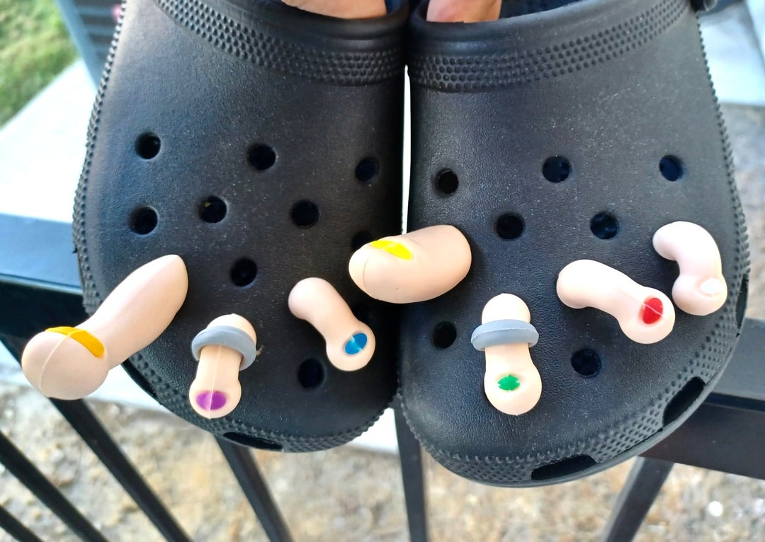 Toe Croc Charm Set Funny Croc Charms Fashion Croc Charms Etsy