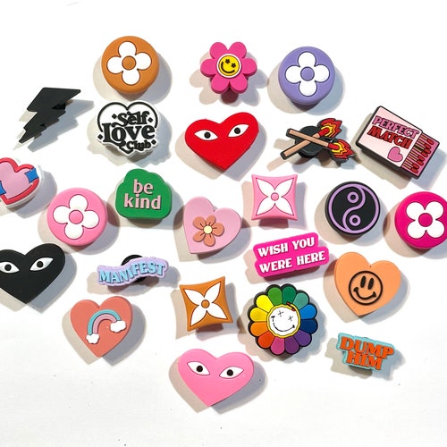 Cute Shoe Charms Girly Croc Charms Charms for Girl Pink Etsy Canada