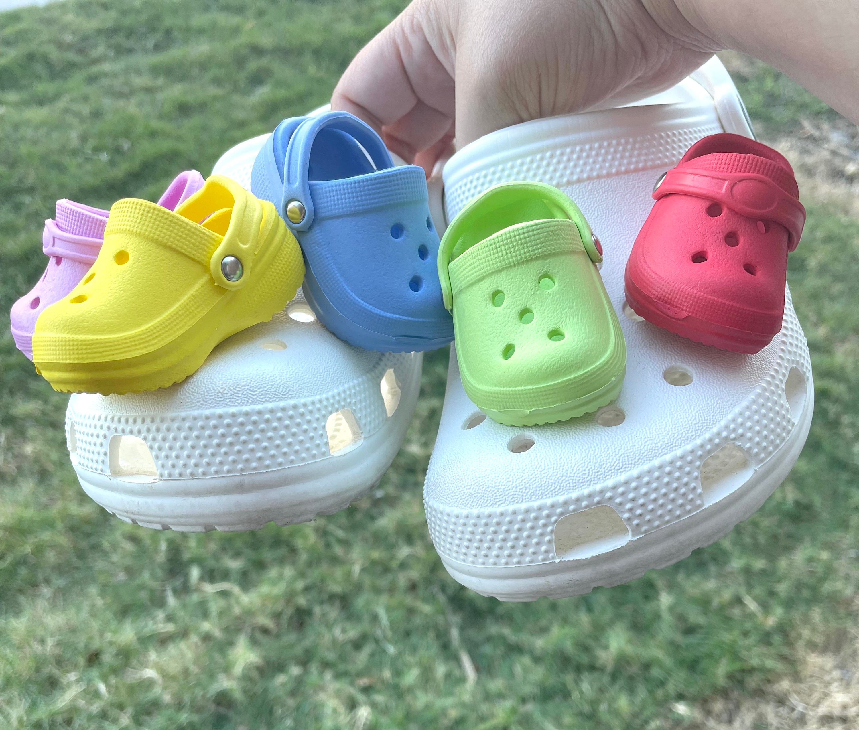 Let's decorate crocs with these new croc charms!