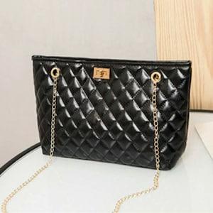Gold Chain Essential Crossbody Bag