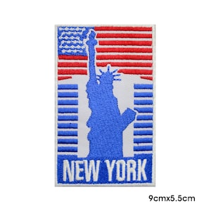 Naszywka New York, naszywka podróżna New York, fajna naszywka haftowana, do przyszycia na ubrania itp.