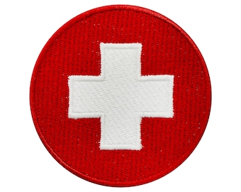 STOP SIGN simbolo Logo - Toppe termoadesive Patch Toppa ricamate, misura: 7 x 7 cm