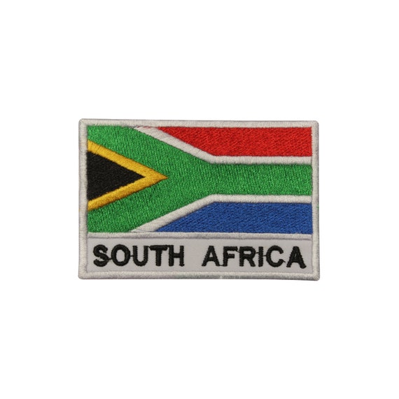 Aufnäher Mit Südafrika-Flagge: Bügel- Oder Näh-Abzeichen Für Kleidung & Taschen