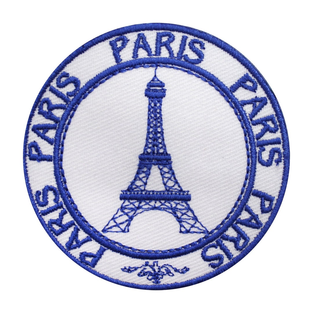 Traveler Stamp Patch, Paris Patch, Travel Patch, Cool Patch Embroidered ...