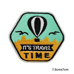 it's Travel Time Patch, Reisepatch, Cooler Patch Gesticktes Aufnähen zum Aufnähen für Kleidung usw.