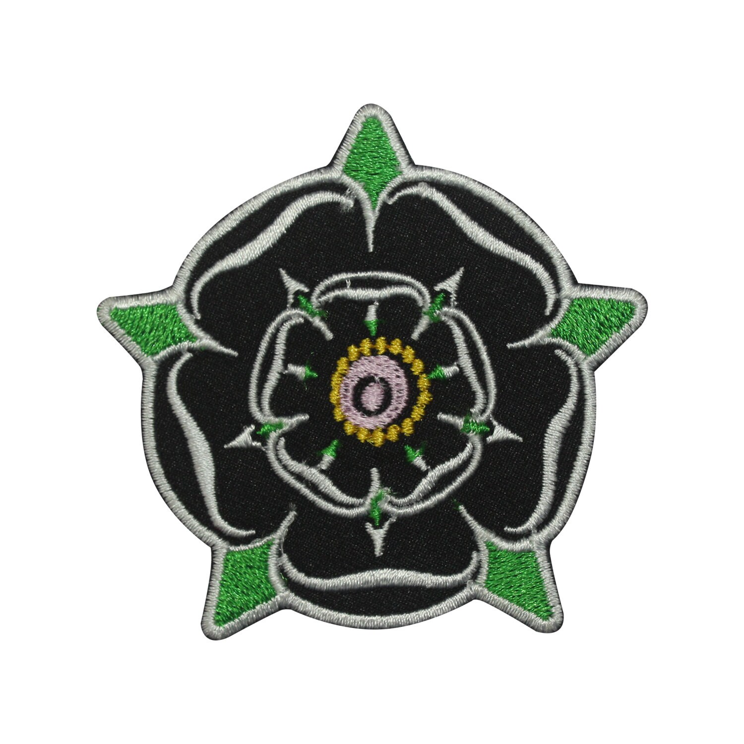 Lancashire Rose Embroidered Iron on Sew on Patch Badge for Etsy UK