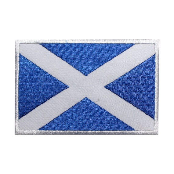 Bandiera della Scozia ricamato ferro toppa Scottish maglietta kilt cappotto bag badge 