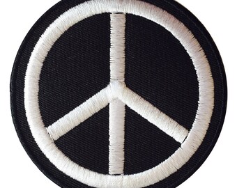 Peace Victory Movie Patch Embroidered Iron on Sew on Patch Badge For Clothes etc. 7cm