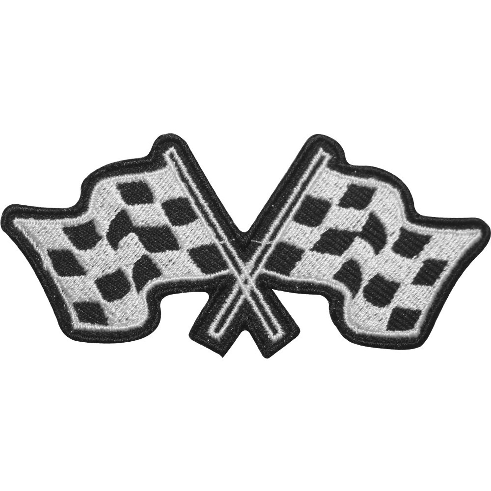 Racing Flags Embroidered Iron on Sew on Patch Badge for Etsy