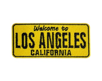 Los Angeles Travel Patch, LA PATCH, Cool Patch Embroidered Iron on Sew on Patch Badge For Clothes etc.