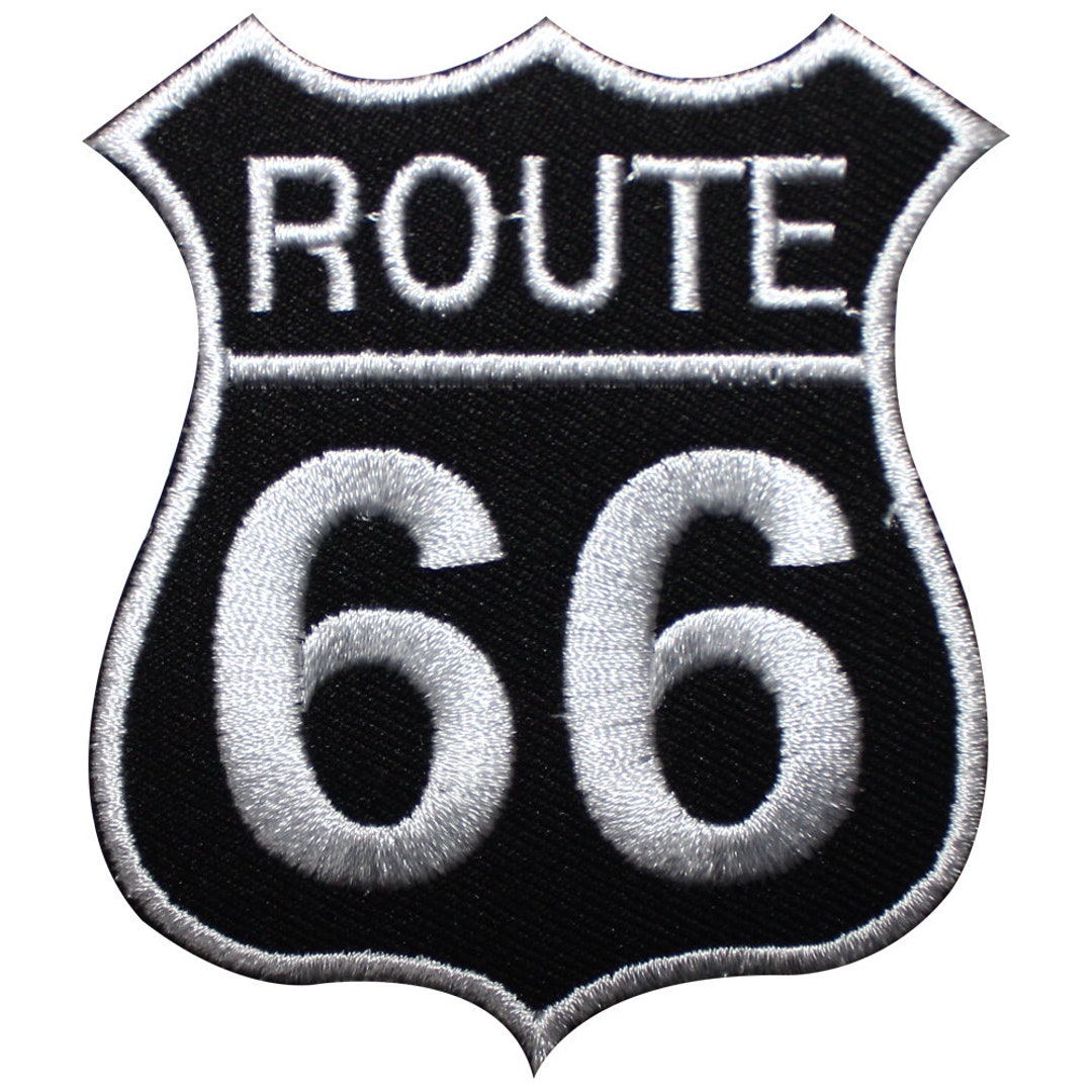 Route 66 Embroidered Iron on Sew on Patch Badge for Clothes - Etsy Canada