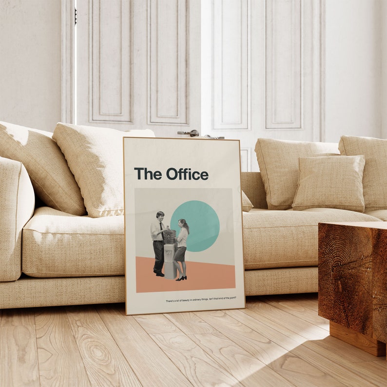 The Office - Movie Poster, Retro, Mid Century Modern, Vintage Art Print ...