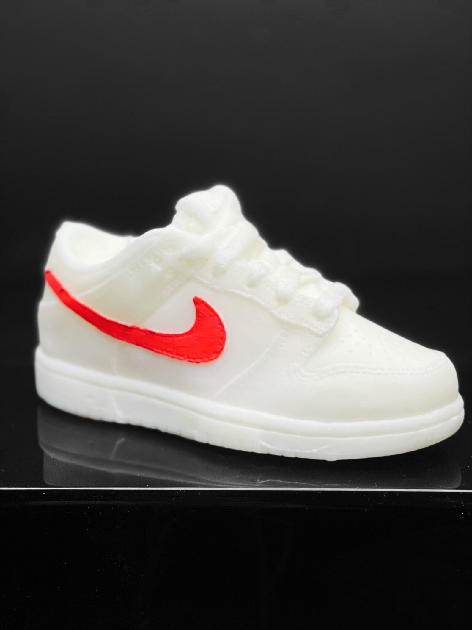 Nike Dunk Low White / Red Candle Vegan Sneaker Bougie Basket | Etsy