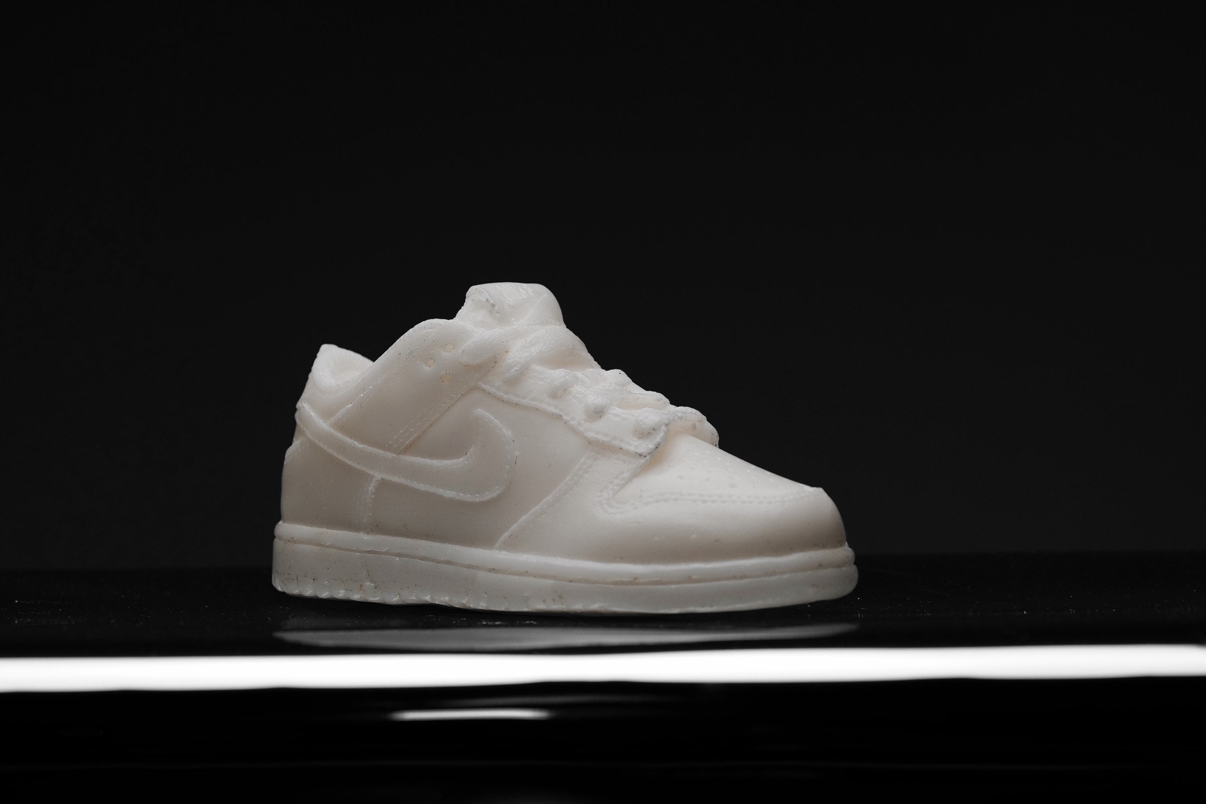 Nike Dunk Low Triple White Candle Vegan Sneaker Bougie Basket | Etsy