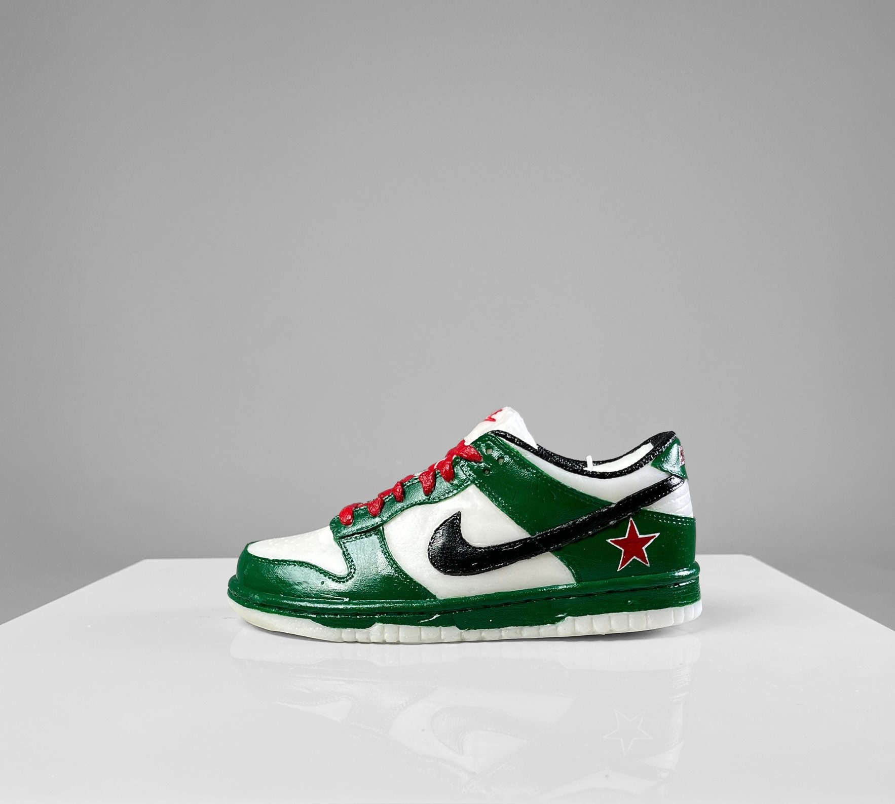 Situatie Gezicht omhoog Kansen Candle Nike Dunk Low Heineken Sneaker Basket 25 Cm 10 in - Etsy