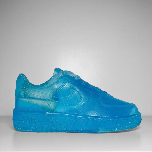 AF1 Low  résine Blue   AF1 sneakers  Basket  8  in / 20 cm