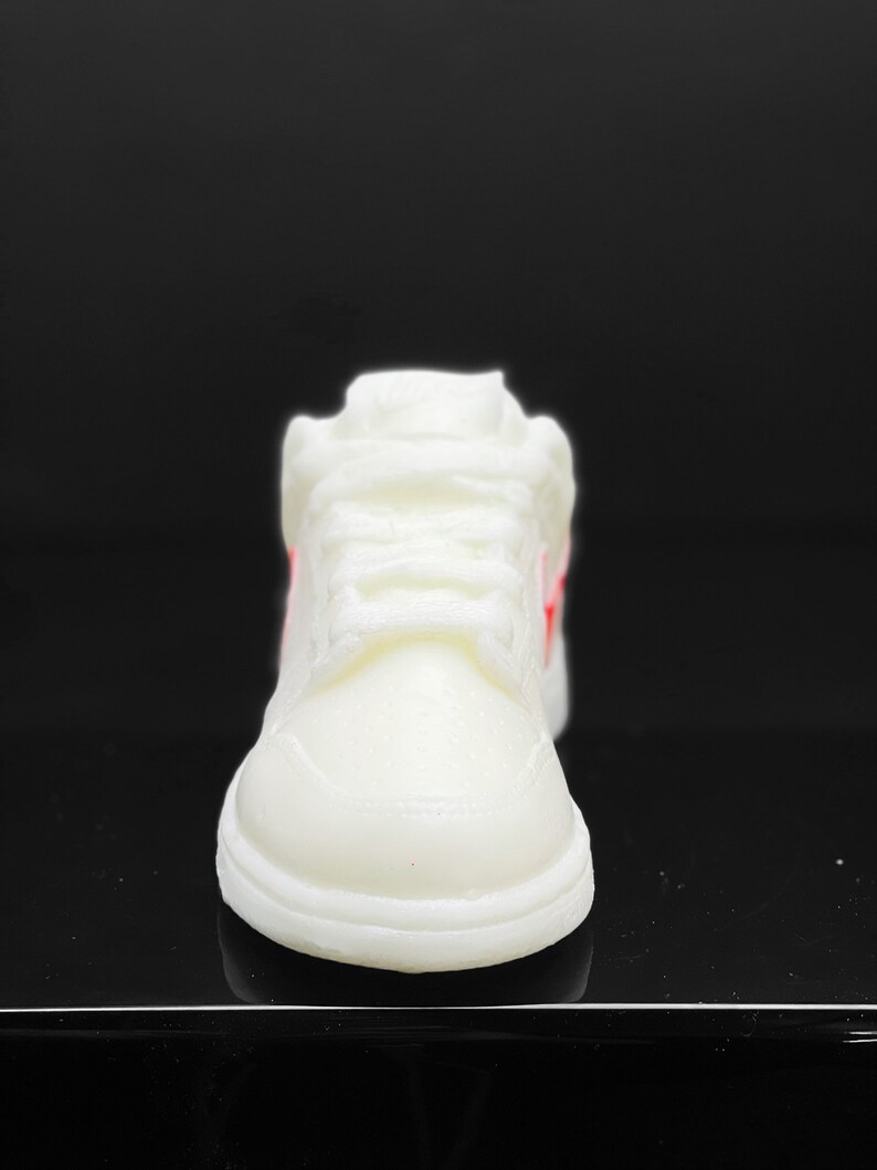 Nike Dunk Low White / Red Candle Vegan Sneaker Bougie Basket | Etsy