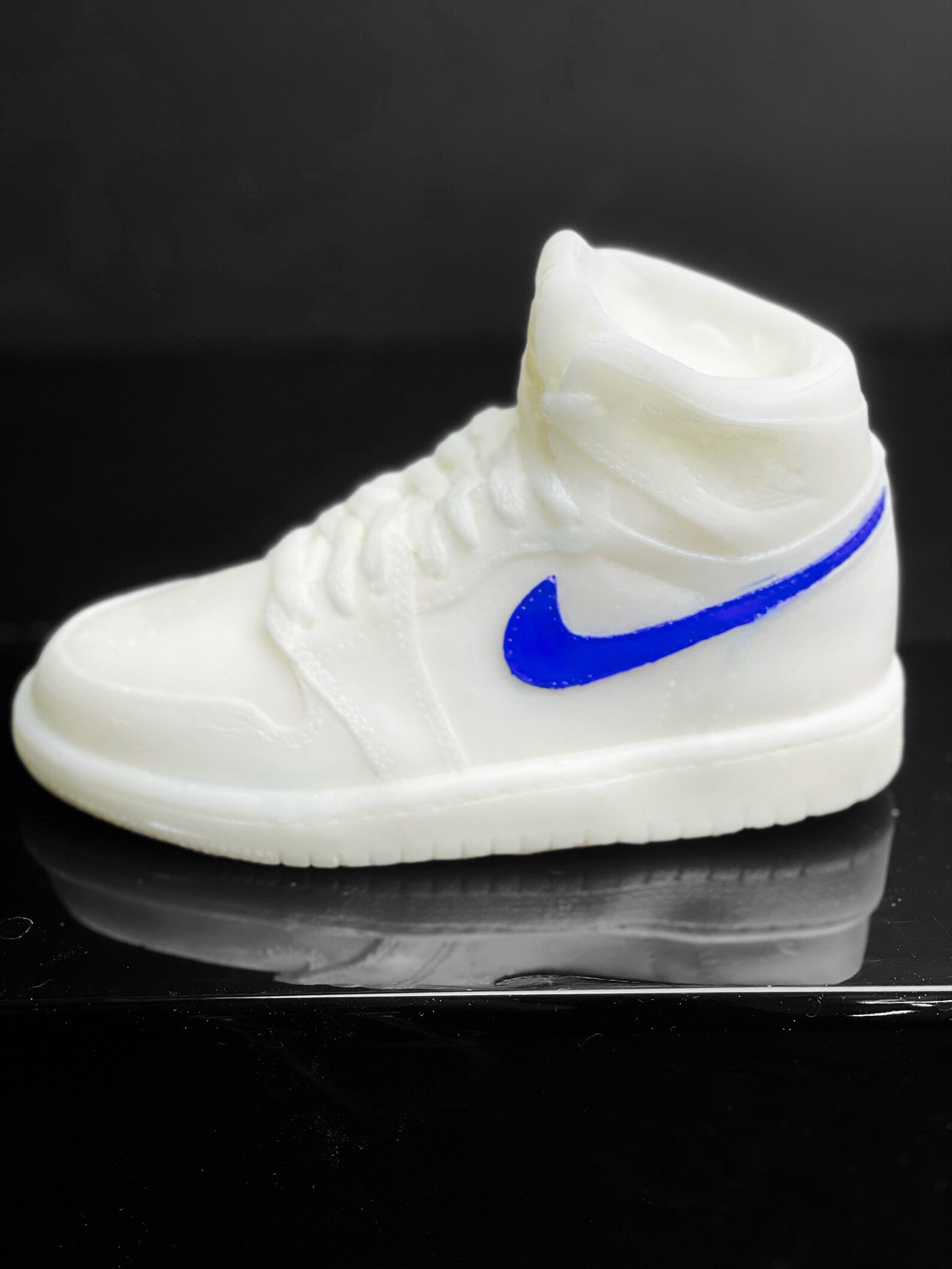 Nike Air Jordan 1 OG Hi High White Blue Candle Vegan Sneaker Etsy