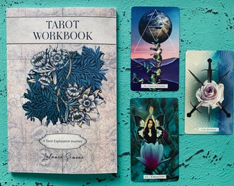 Tarot Workbook for Self Discovery | Guided Journal for Beginners