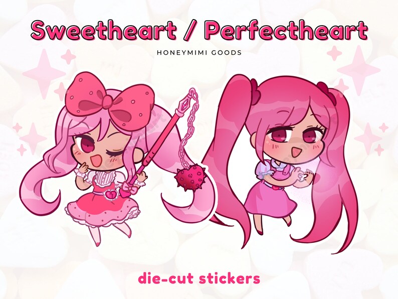 OMORI Sweetheart Perfectheart sticker cute kawaii die cut Etsy