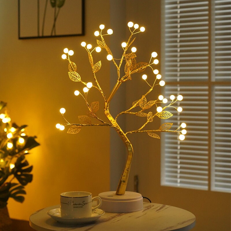 LED Blossom Tree Fairy Light Table Bedside Lamp Room Party - Etsy Australia
