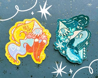 Witch Hat Atelier Iguin Waterproof Sticker Holographic