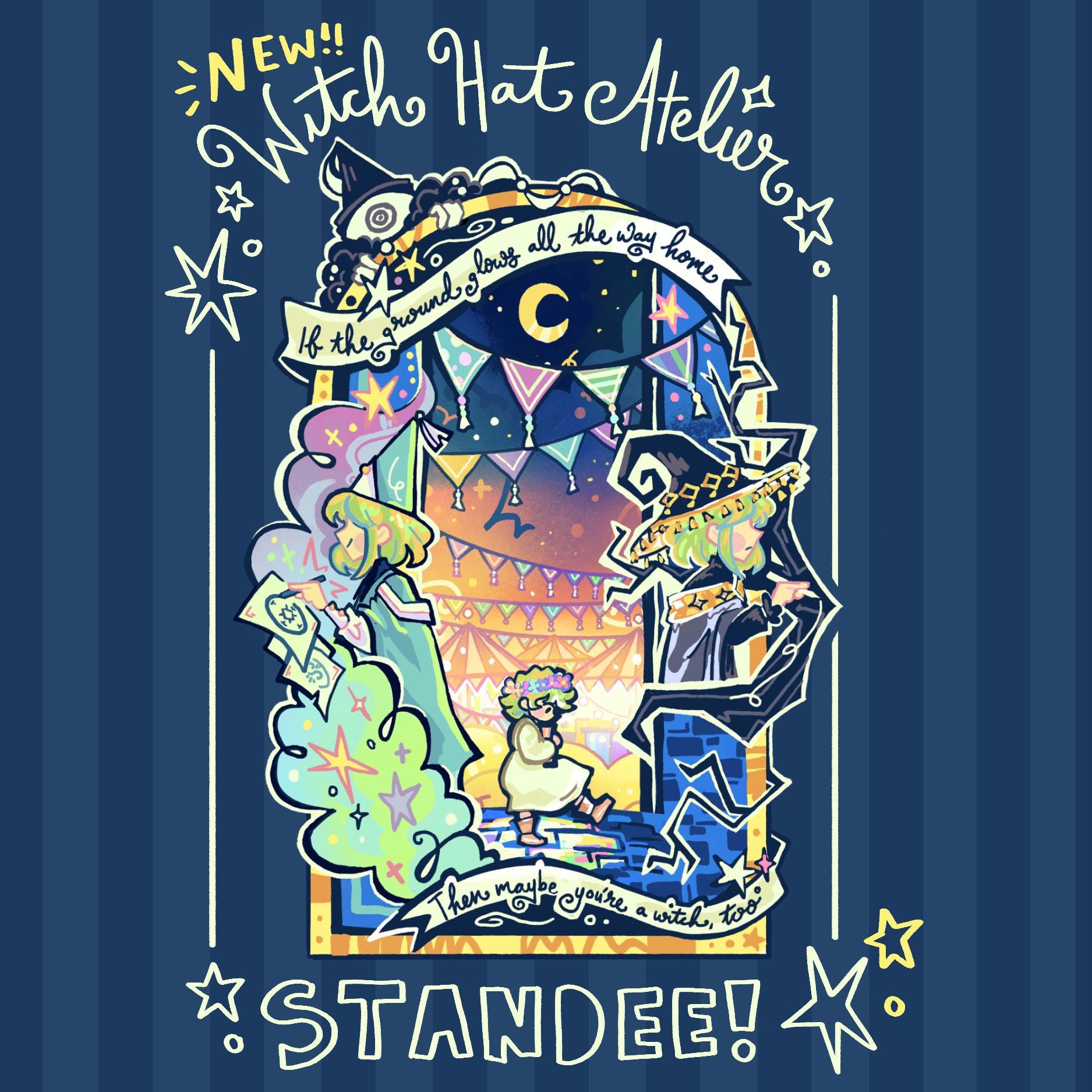 PREORDER Witch Hat Atelier Standee | Coco Brim Hat and Apprentice Witch ...