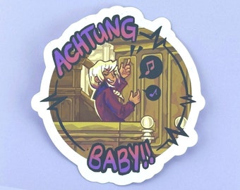Klavier Gavin Vinyl Sticker, Ace Attorney, Gyakuten Saiban, Apollo Justice Sticker