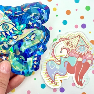 Witch Hat Atelier Sticker | Iguin Holographic Vinyl Sticker | Waterproof Durable